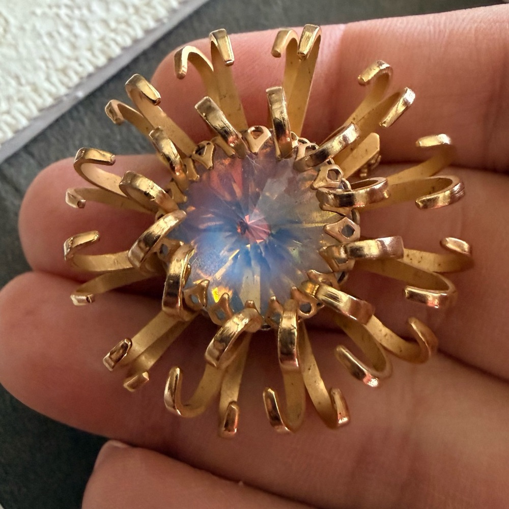Vintage 1969 Sarah Coventry “Mystic Blue" Brooch